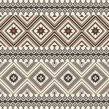 vektör Dikişsiz etnik desen