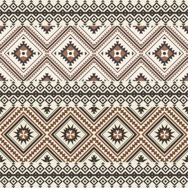 Kusursuz kabile etnik kalıbı. vektör illüstrasyonu