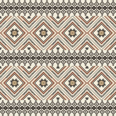 vektör Dikişsiz etnik desen