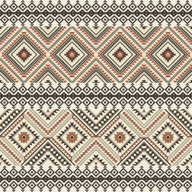 Geometrik sanat deco tarzında kusursuz kabile deseni.