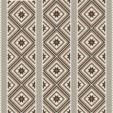 Halı ve banyo paspası Boho stili kabile tasarımı deseni.