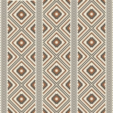 Sanat deco tarzında etnik kabile geometrik şablonu. Tekstil, kumaş, ambalaj kağıdı ve kumaş için geometrik baskı. vektör illüstrasyonu