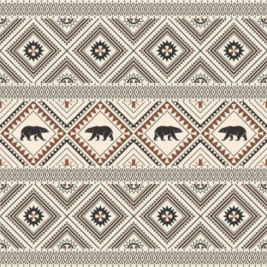 Afrikalı hayvanlarda kusursuz desen. vektör illüstrasyonu