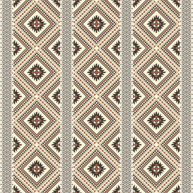 Kabile motifleri olan kusursuz etnik düzen
