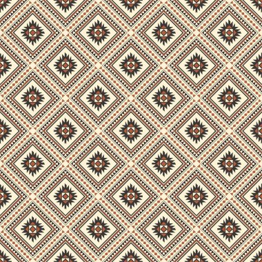 Kareli soyut geometrik desen