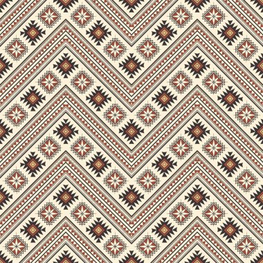 Etnik model. soyut kaleydoskop kumaş tasarımı.