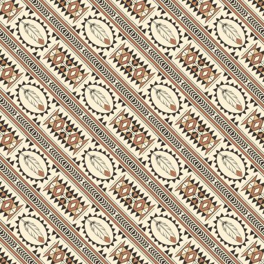 Soyut şekilli kusursuz desen vektör illüstrasyonu