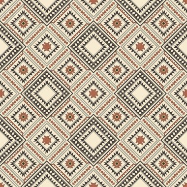 Etnik süslemenin kusursuz şablonu