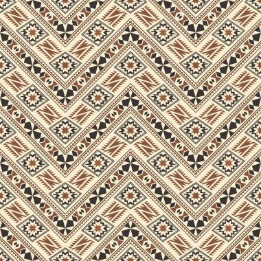 Etnik kabilelerin kusursuz kalıpları. vektör illüstrasyonu