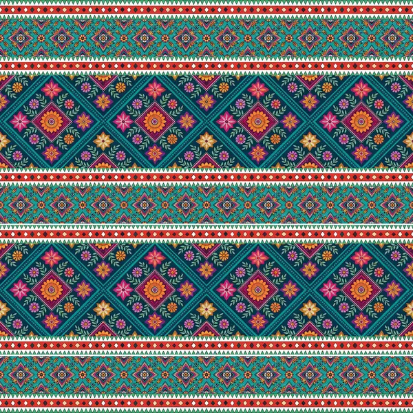 Kusursuz etnik süs. vektör illüstrasyonu.