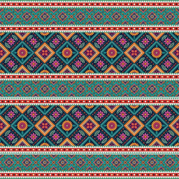 vektör Dikişsiz etnik desen