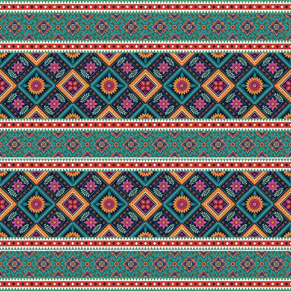 Kusursuz desen. Soyut renkli süsler. vektör illüstrasyonu