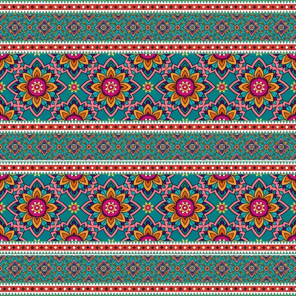 Soyut etnik süsleme ile kusursuz bir desen. Vintage elementler