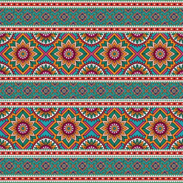 Etnik süsleme ile kusursuz desen. Geometrik desen