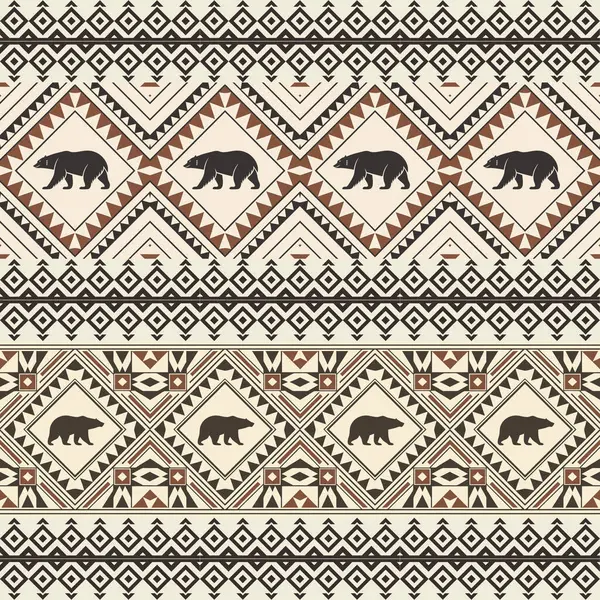 Afro-Amerikan aksesuarının vektörsüz deseni. vektör illüstrasyonu.