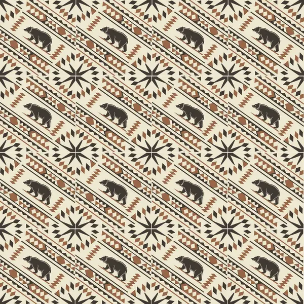 Amerikan yerlilerinin kusursuz desenleri var. Sizin tasarımınız ve tekstil baskınız için hayvani süsler.