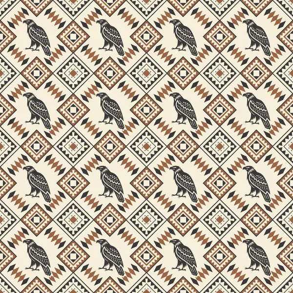 Elle çizilmiş kuşların vektörsüz deseni.