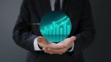 işadamı el çizimi grafiği