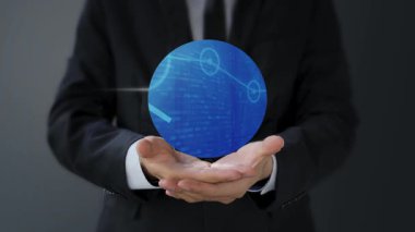 iş kolu dijital tablet, sosyal ağ simgesi