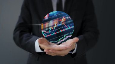 tablet ellerde ile işadamı