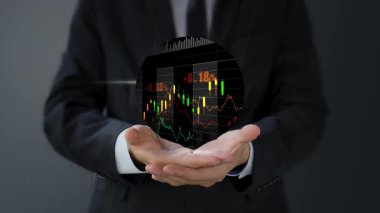 Sanal ekranlı el ele tutuşma grafiği