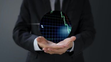 işadamı ile finansal simgeler han geliyor