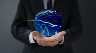 Bir Tablet Kullanan İşadamı