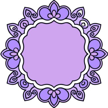 Güzel bir çiçek deseninin vektör çizimi