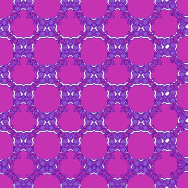 Geometrik şekilli kusursuz desen vektör çizimi