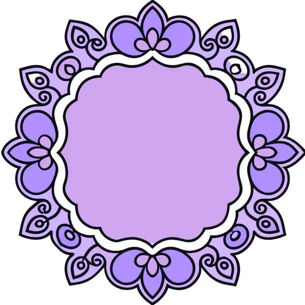 Güzel bir çiçek deseninin vektör çizimi