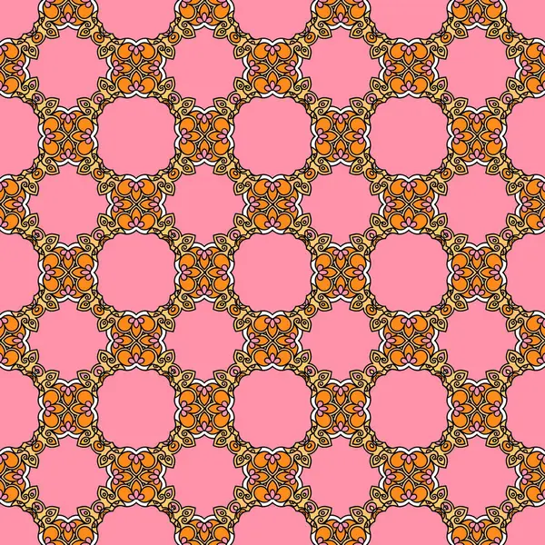 Soyut geometrik şekilli kusursuz desen