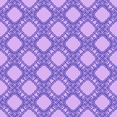 Tasarımınız için soyut mor ve beyaz çiçekli desensiz arkaplan