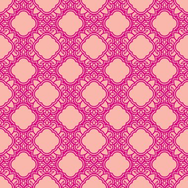 Pembe ve bej renkli kusursuz soyut desen