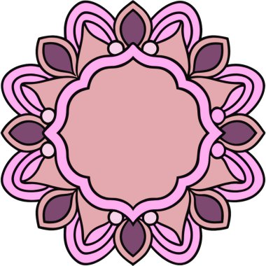 Güzel bir çiçeğin vektör çizimi