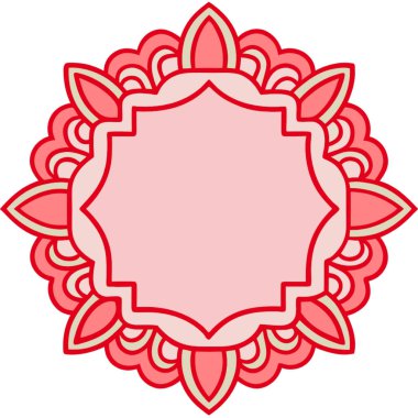 Çiçek dekorasyonu izole edilmiş simge tasarımı, vektör illüstrasyon grafiği