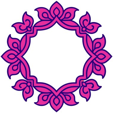 Pembe süslemeli dekoratif çiçek süsü