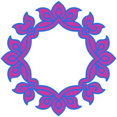 Geleneksel Portekiz azulejo seramik fayans tasarımı. Mavi ve kırmızı desenli kusursuz vektör deseni. Albüm, web, akıllı telefon için klasik süs,