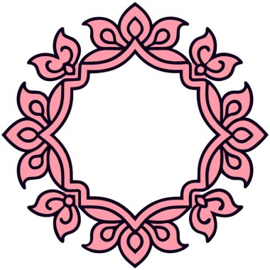 Çelengin dekoratif çerçevesi