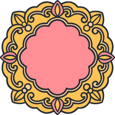 Vektör mandala. dekoratif tasarım ögesi