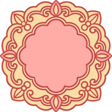 çiçek süsleme vektör tasarımı