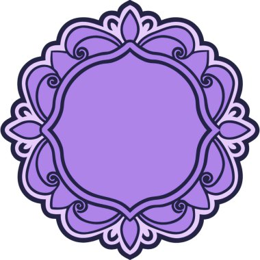 Vector floral dekoratif unsur tasarımı için