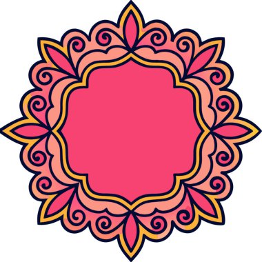 güzel çiçek dekoratif simgesi