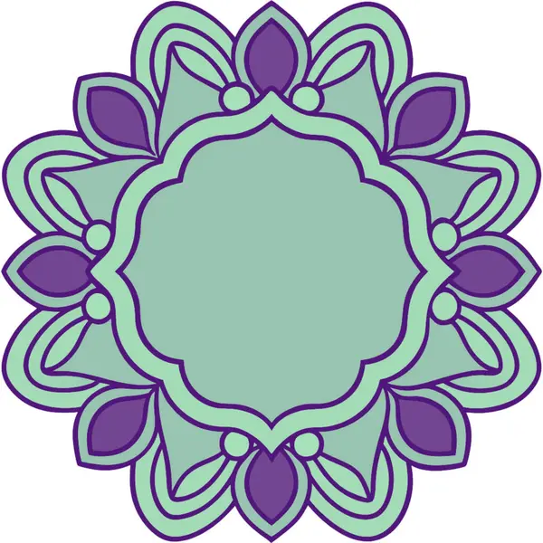 Tasarımınız için güzel süslemelerin vektör çizimi