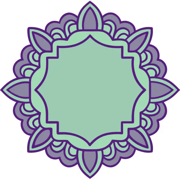 Çiçek süslemesinin vektör çizimi