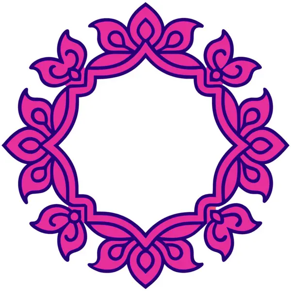 Pembe süslemeli dekoratif çiçek süsü