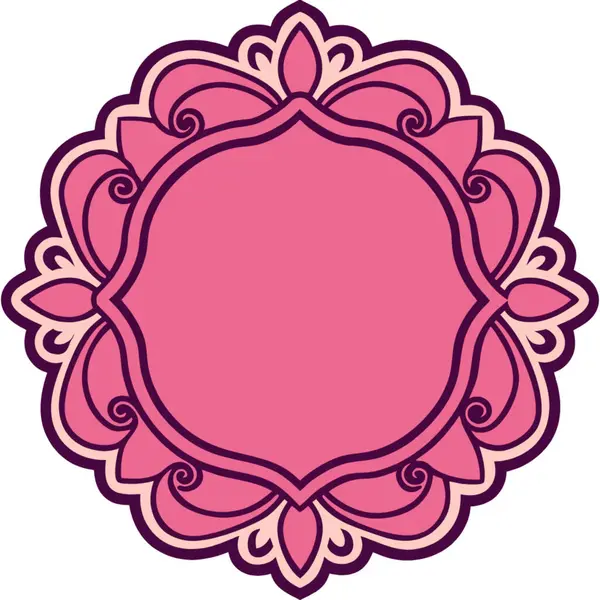 Çiçek süsüyle dekoratif çerçeve