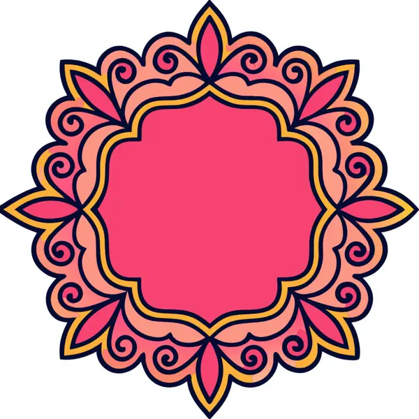 güzel çiçek dekoratif simgesi