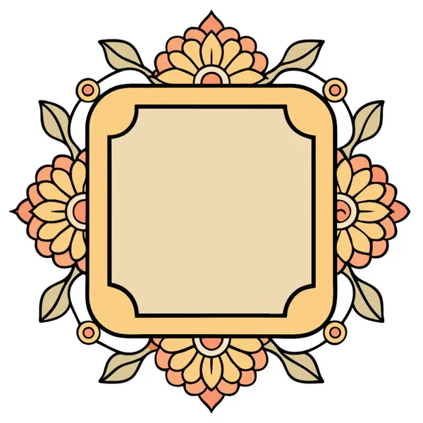güzel çiçekler çerçeve simgesi