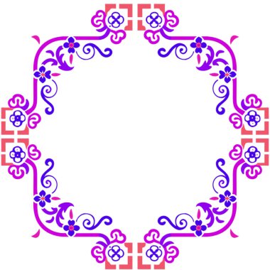 tasarım için vektör dekoratif çerçeve
