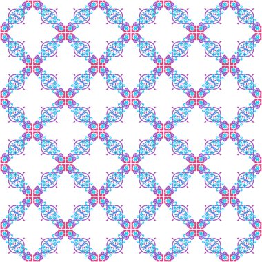 Geometrik şekilli kusursuz desen çizimi